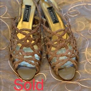 J Renee Embellished Sandals Sz 12 M new
